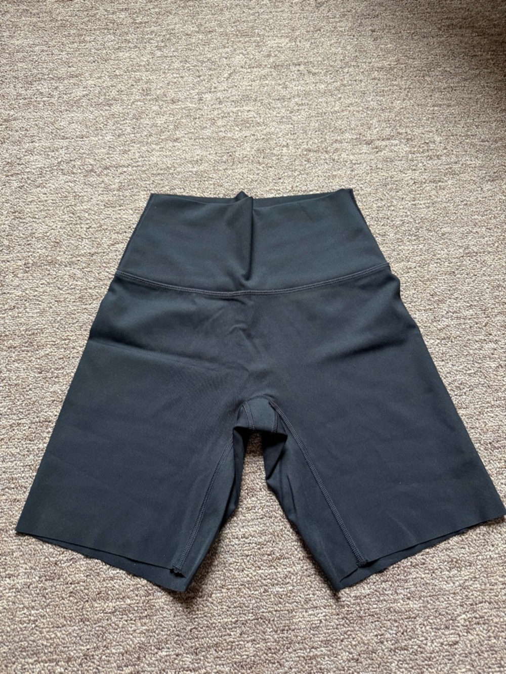 aerie Black High-Rise Bike Shorts